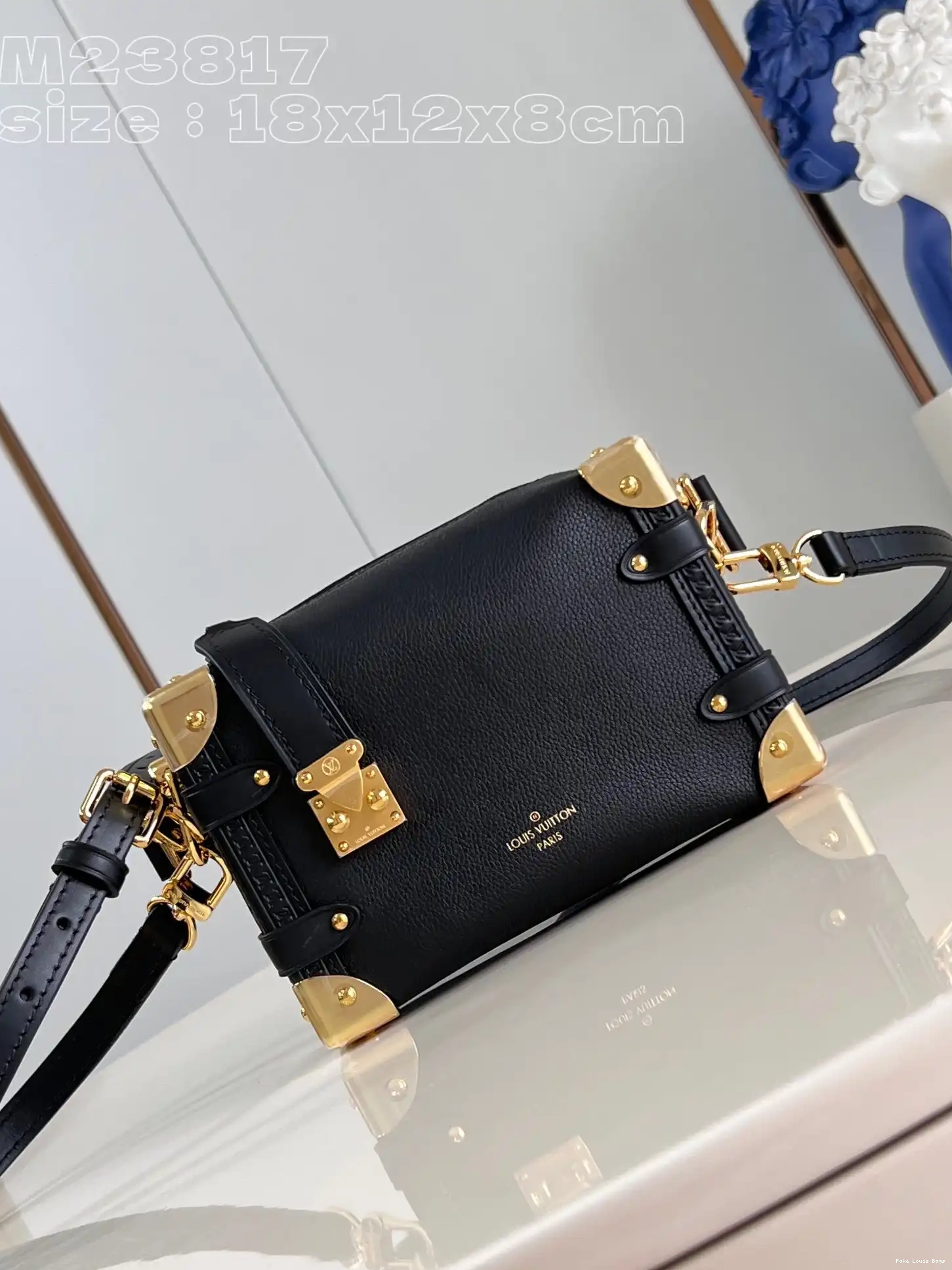 LOUIS Side Trunk PM-18*12.5*8CM VUITTON 0606